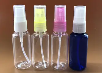 100buc/lot 10 ml 20 ml 30 ml 50 ml de Culoare Aleatorii de Călătorie de Plastic Transparent Parfum Pulverizator Mic Mini tub Gol Reîncărcabile Sticla