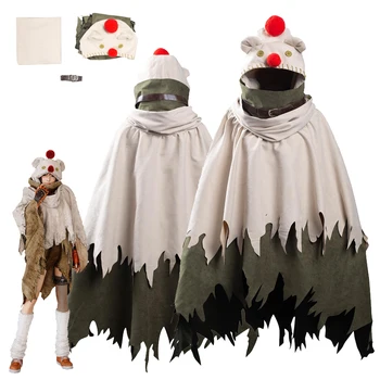Final Fantasy VII: Remake Intergrade Yuffie Kisaragi Moogle Cape Cosplay Costum Pelerina Hat Set Imbracaminte de Halloween Costum de Carnaval