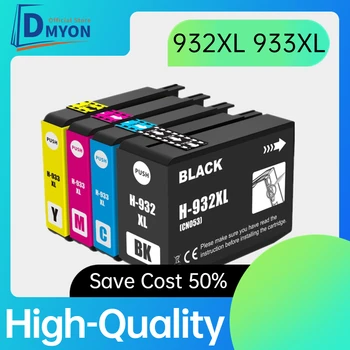 DMYON 932 933 XL Cartuș de Cerneală pentru HP Deskjet 6100 6600 6700 7110 7510 7512 7610 7612 Photosmart 6380 C6300 C5300 C5383 Printer