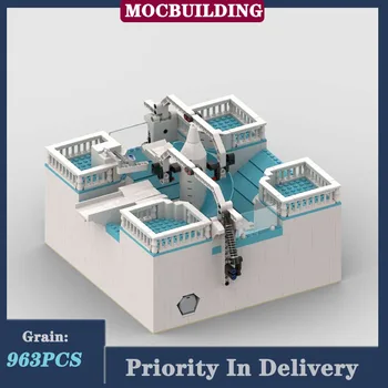 Tehnologia GBC Rotary Slide Slide Scooper Model de Asamblare Bloc Electric MOC Puzzle de Colectie Serie de Jucării
