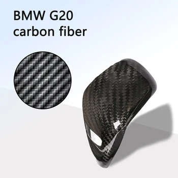 Fibra de Carbon de Viteze se Ocupe de Decorarea Capac pentru BMW 3 Seria 4 Seria G20 Z4 Cap de Viteze Decor Interior Autocolant Modificarea