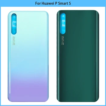 Noi 6.3 inch Pentru Huawei P Inteligente S Baterie Capac Spate 3D de Sticlă Panou Ușă Spate P Inteligente S Carcasei + Adeziv Înlocui