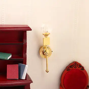 1: 12 Scară de Perete Lampa cu Lumini de Perete pentru Mini Toy Camera de zi Accesorii DIY
