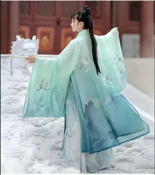 2022 femeie etapă, rochie dans costume tradiționale chineze hanfu haina de adult tang costum de performanță hanfu mantie costum printesa