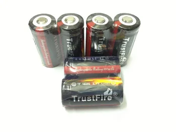 18pcs/lot TrustFire Capacitate maximă 16340 880mAh 3.7 V CR123A Reîncărcabilă Litiu Baterie Protejat cu PCB Pentru Lanterne LED-uri