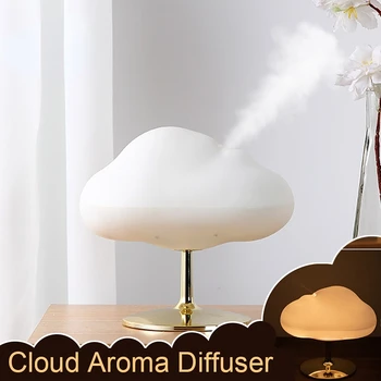 Cloud Umidificator De Aer Aromoterapie Parfum Ulei Esențial Difuzor Culori Calde, Lumina De Noapte Modul
