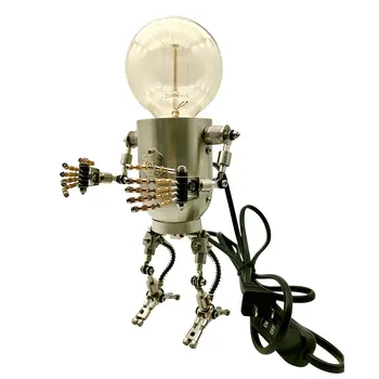 250+ piese de 3D DIY steampunk robot de metal Domnule Gort Hobby auto-asamblare model de kit pentru a construi o Fecioara metal model cu lumini LED-uri