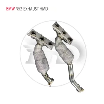 HMD Sistem de Evacuare Debit Mare Performanță Burlan pentru BMW X3 28i 30si N52 cu Motor de 3.0 L 2006-2012 Accesorii Auto Cu Catalizator