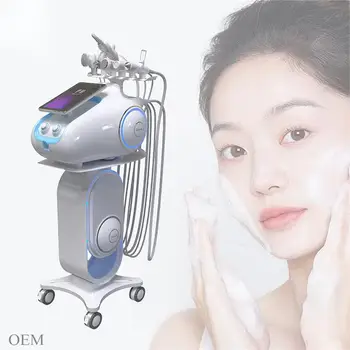 Multifuncțional 8 In1 Hydra Facial Microdermabraziune Hidro Mașină Inteligentă de Îngrijire a Pielii de Strângere Aqua Peeling Curatare Fata Spa CE