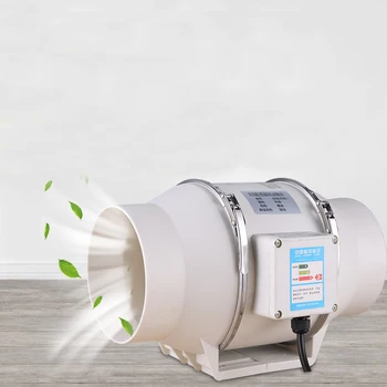 4/5/6 inch 220V Ventilator de Evacuare Acasă Tăcut Inline Conductă Ventilator Extractor de Baie Ventilație Bucătărie Toaletă Perete Ventilatorul de Aer
