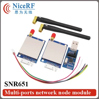 2 BUC SNR651 500mW 433MHz Interfață TTL RF Emițător Și Receptor +2 BUC Antene+2 BUC USB Bridge placi