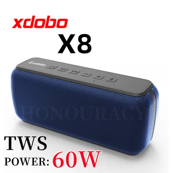 XDOBO X8 caixa de som 60W Wireless Vorbitor Bluetooth Portabil în aer liber rezistent la apa de Sunet Coloana TWS Subwoofer Stereo Sound Bar