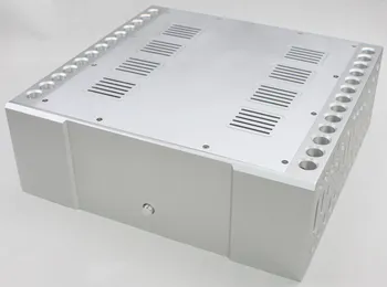 Noi de aluminiu amp șasiu /home audio amplificator caz (dimensiune 410*430*150MM)