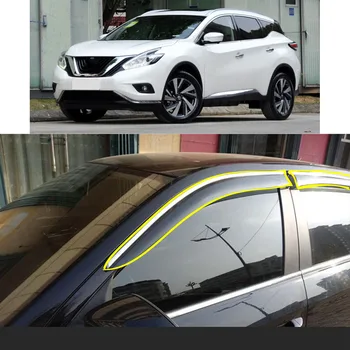 Autocolant auto din Plastic Geam Vântul Vizorul Ploaie/Soare Garda de Aerisire Pentru NISSAN Murano 2015 2016 2017 2018 2019 2020 2021