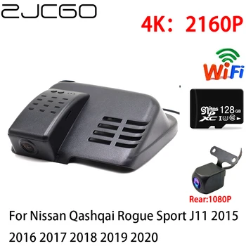 ZJCGO 2K 4K Masina DVR Bord Cam Wifi Camera din Față Spate 2 Lentile 24h pentru Nissan Qashqai Rogue Sport J11 2015 2016 2017 2018 2019 2020
