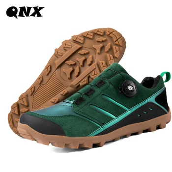 QNX-TB181 Mens Pantofi de Drumetii Cu BOA Non-Alunecare Respirabil Alpinism Cizme Purtate de Formare Adidași în aer liber, Drumeții Pantofi 39-50