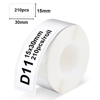 Niimbot D11 Eticheta Autocolant 15*30mm D110 Etichetă de Hârtie pentru Niimbot D11 D110 Imprimantă de Etichete rezistent la apa Auto-adeziv D11 Eticheta Banda