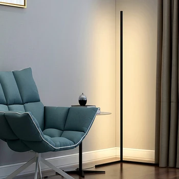 Modern, Podea cu LED-uri Lămpi de Iluminat de Podea Camera de zi, Dormitor Lumina Noptiera Nordic Biroul Permanent Lampa de Interior Decor