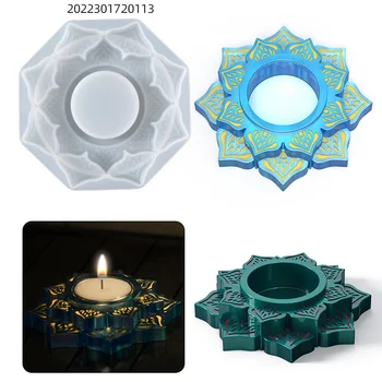 Lotus în formă de mucegai silicon realizate din rășini epoxidice pot fi folosite pentru lumânări ornamente pentru masă pentru a stoca obiecte de artizanat ornamente pentru masă