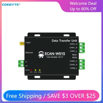 CAN2.0 la WIFI Serial Converter Server AP STA CDEBYTE ECAN-W01S TCP Gateway Heatbeat Watchdog Transparent Nor de Transmisie