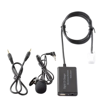 USB AUX Bluetooth Masina de Muzică Digitală CD Changer Adaptor pentru Toyota (6+6)Pin Camry, Corolla RAV4 Yaris