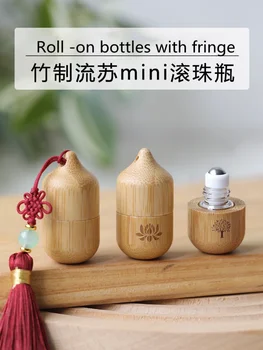 En-gros de 1ml de Bambus, Ulei Esential de Sticle de Sticle de Parfum Roll On Sticle de Machiaj Reîncărcabile Sticle Cu Roller Ball