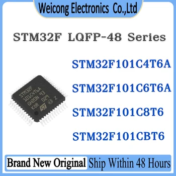 STM32F101C4T6A STM32F101C6T6A STM32F101C8T6 STM32F101CBT6 STM32F101 STM32F10 STM32F STM32 STM ST IC MCU Chip LQFP-48