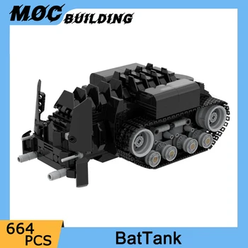 MOC Militar Clasic Film de Război BatTank Model de Masina Blocuri de Construcție de Tanc de Lupta de Asamblare a Vehiculului Cărămizi Armata Copii Jucarii Cadou