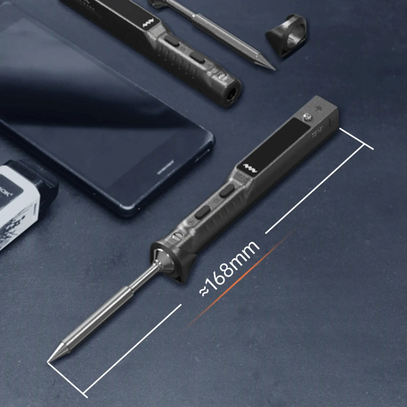 65W Smart Fier de Lipit Portabil cu afisaj Digital Mini USB Sudare Stilou de Mare Putere Constantă Temperatura TYPEC de Sudare Pen1