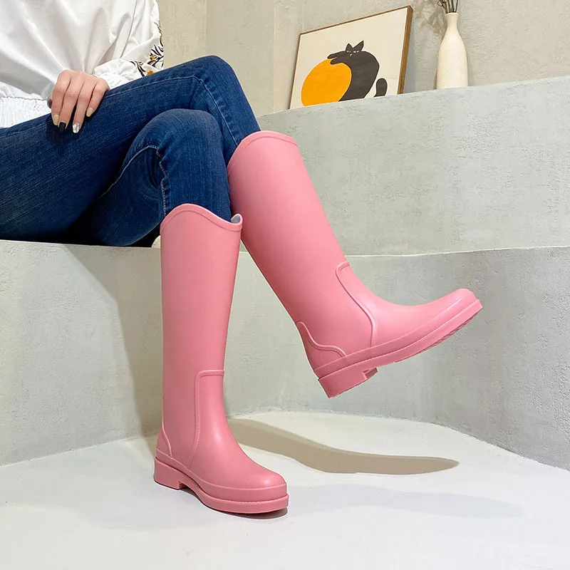 Adult Cizme de Ploaie Femei Cizme Impermeabil anti-Alunecare Cizme de Ploaie Femei Grădină Lucru Galoși Coapsei Cizme Înalte Zapatos Mujer1