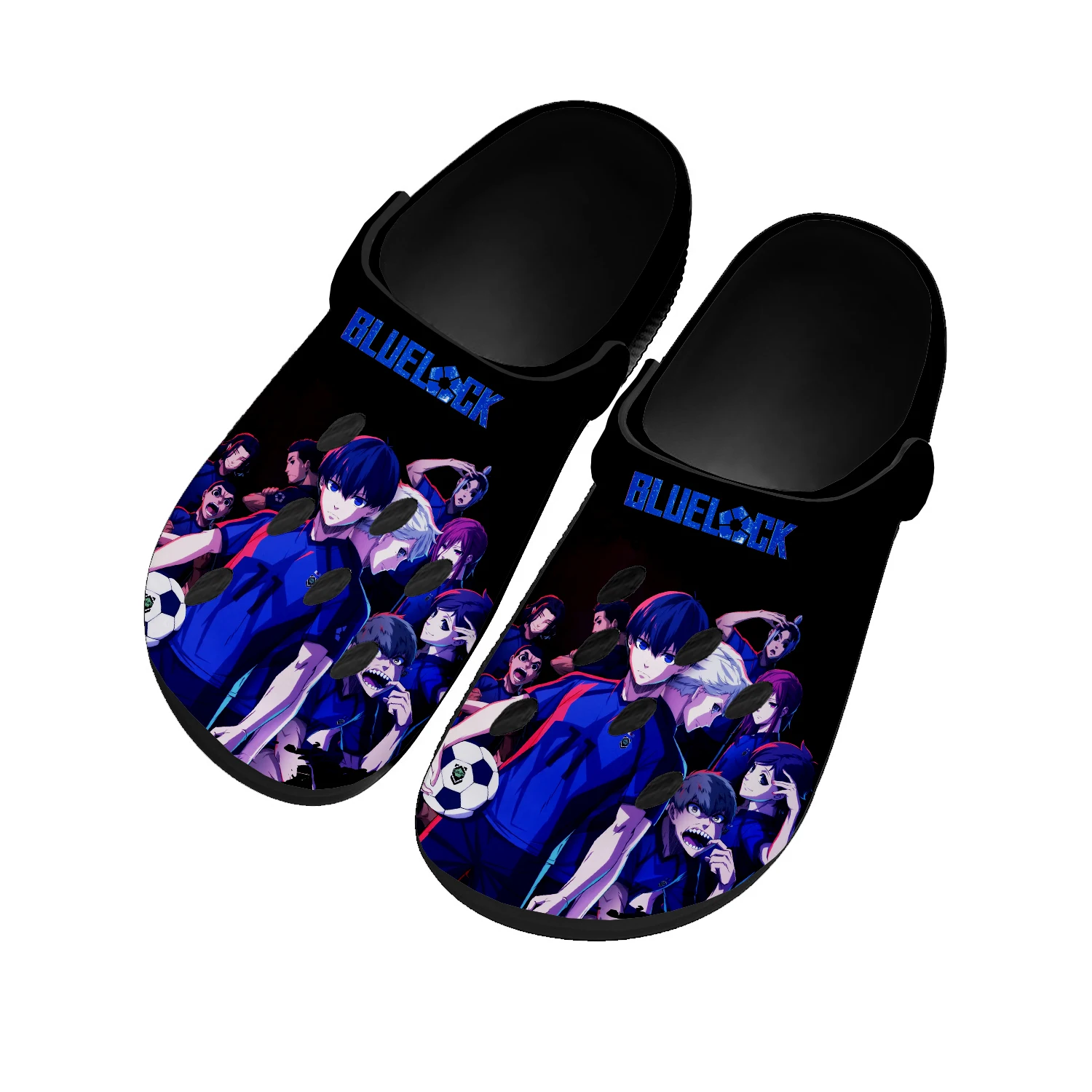 Albastru De Blocare Acasă Saboți Bărbați Femei Tineri Fată Băiat Personalizate Pantofi De Apă Yoichi Isagi Anime Garden Beach Gaura Papuci Sandale1