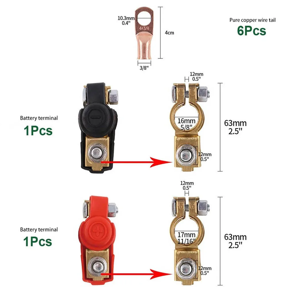 Borna bateriei Auto Vehicul Rapid Conector cu Clemă de Cablu Clip Auto Accesorii de Înaltă Calitate Anti-corozive Rezistenta la Coroziune1