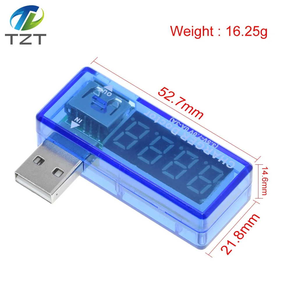 Digital USB de Putere Mobil de încărcare curent Tester de tensiune Metru Mini USB charger doctor voltmetru ampermetru LED display1
