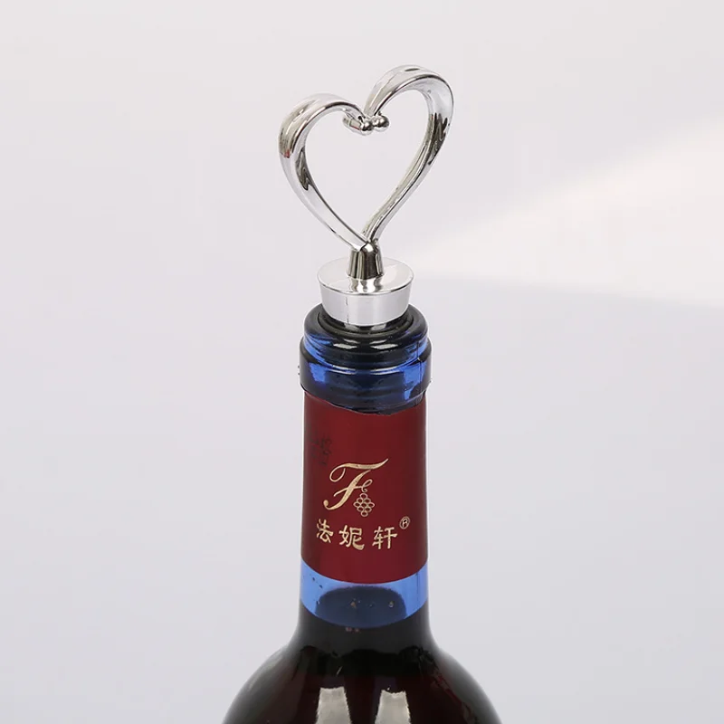 Din material Plastic în formă de inimă roșie sticla de vin dop de sticla cu accesorii de vin dop de sticla de vin plug bar accesorii1
