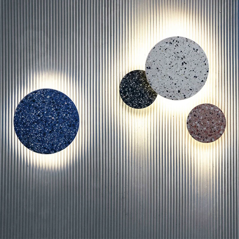 Dormitor Patul de Ciment Mozaic Lampă de Perete Living Minimalist Hol, TV, Canapea de Fundal Lampă de Perete cu Diverse Colors90~240v1