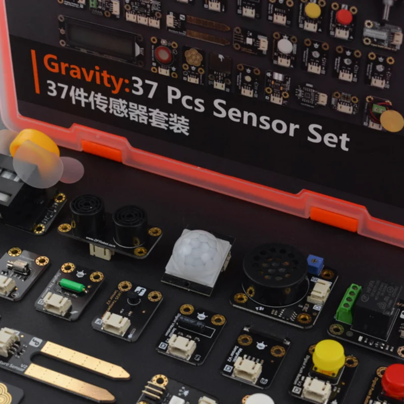 Greutate: 37-bucata Senzor Kit de Kit compatibil cu Arduino, Raspberry PI sprijin Minte+1