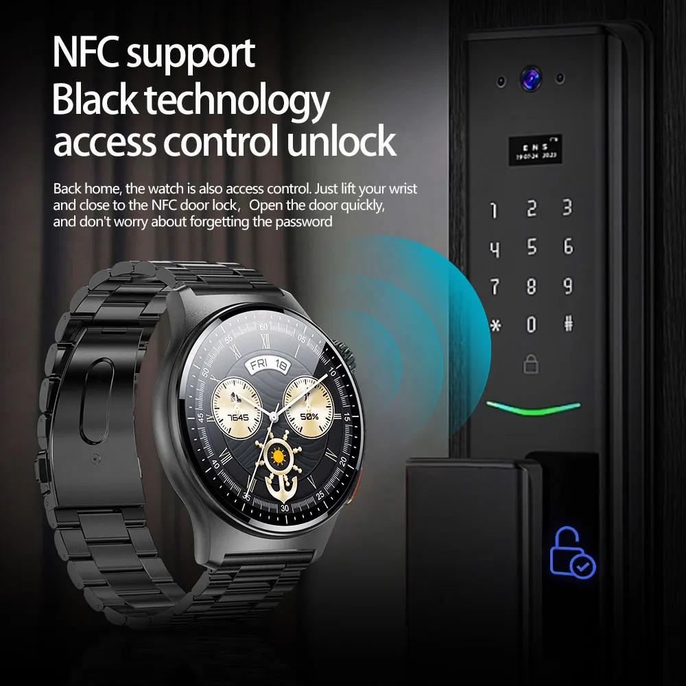 LIGE ECG de apelare Bluetooth Ceas Inteligent Bărbați 2023 Sport Bratara NFC, rezistent la apa GPS Track Motion Ceas Barbati SmartWatch Pentru Android IOS1
