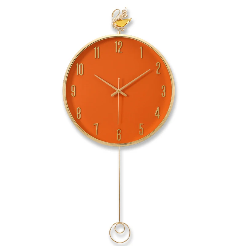Moderne Personalizate de Metal Pendul Arta de Perete Ceasuri de Acasă Decorative 3D Nordic Ceas de Perete1