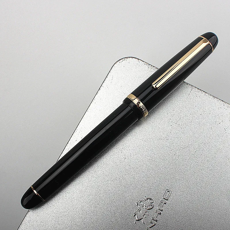Noi Jinhao X350 stilou cu peniță M din metal negru Birou de Afaceri Scoala de Rechizite Bine Peniță de scris, Pixuri, cadouri pentru prieten1