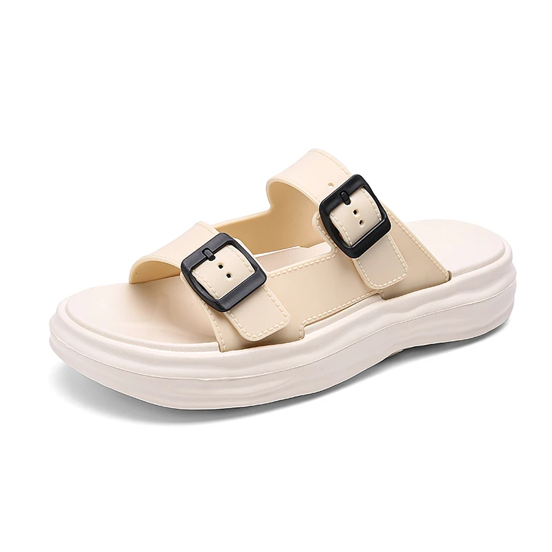 Noua Moda Simplu de Vară pentru Bărbați Papuci de casă în aer liber de Înaltă Calitate, EVA Sandale Confortabile Fund Gros Papuci de Culoare Solidă pentru Bărbați1