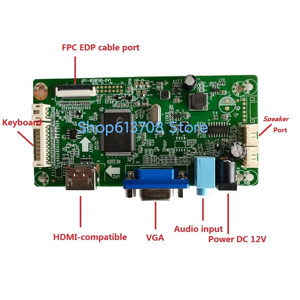 Pentru LP173WF4-SPF1/SPD1/SPF2/SPF3/SPF4/SPF5/SPF6/SPF7 compatibil HDMI VGA de pe placa de control EDP LED 17.3