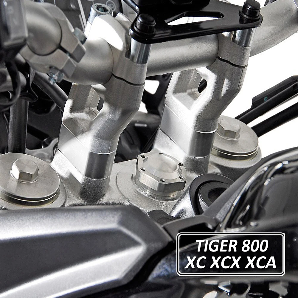 Pentru Tiger 800 800 XC/XCX/XCA Motocicleta Argint Ghidon Riser Muta Înapoi Clemă Muntele1