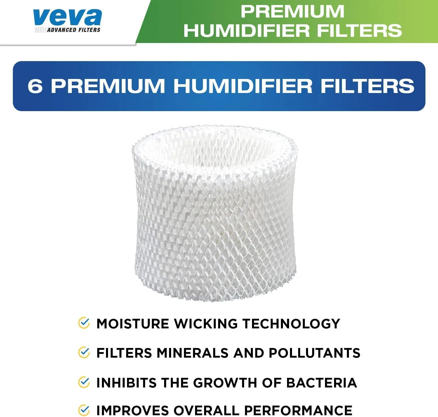 Premium Umidificator Filtre - Înlocuitor pentru HW Filtru C, HC-888, HC-888N - Compatibil cu Rece de Umiditate prin Evaporare Umidificator1