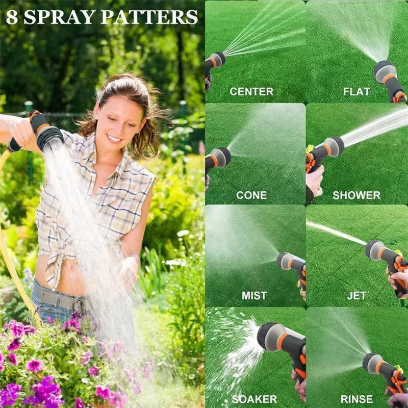 Spray De Udare Gazon Multi-Funcția De Spălare Auto De Înaltă Presiune Durabil De Mână Instrumente De Furtun Se Presara Duza Grădină1
