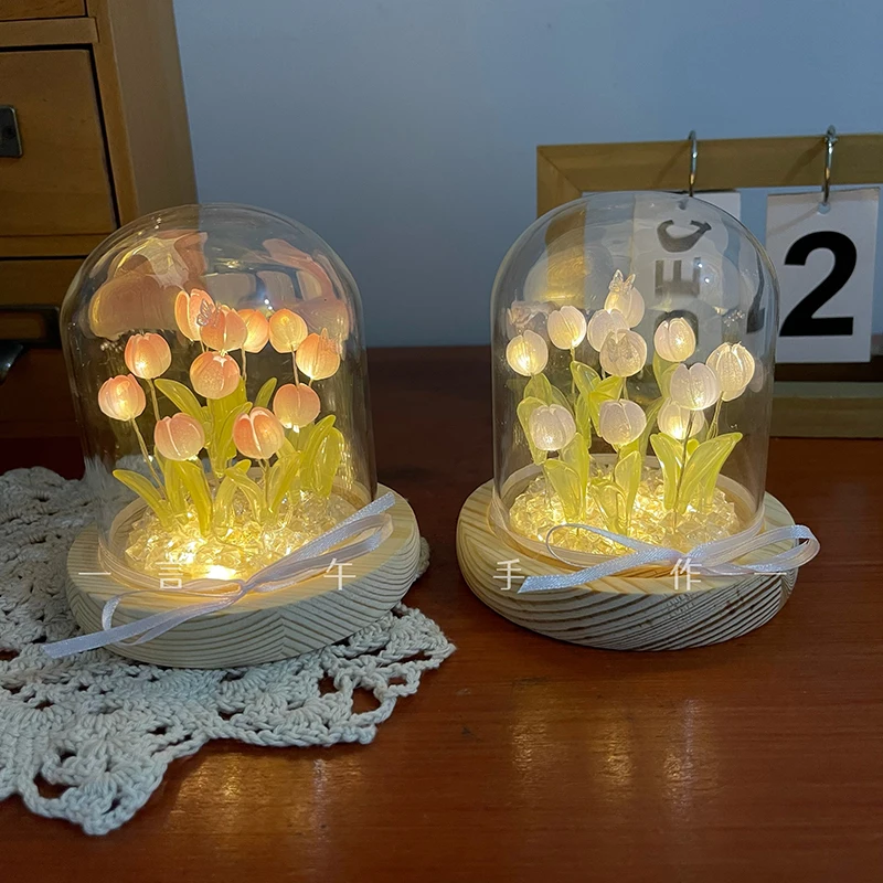 Tulip Lumina de Noapte DIY Pachet de Materiale Nu Produs Finit1