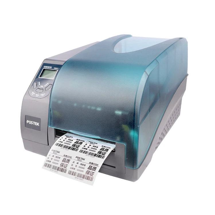 postek G6000 eticheta imprimanta de coduri de bare 600dpi HD printer prost hârtie de argint placă de cupru bijuterii de hârtie autocolant printer1