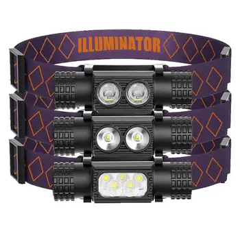 SOLOLANDOR XPG G2 LED-uri Faruri de Tip C, Mini Alb Lumina Lanterna Baterie 18650 Far Frunte Pentru Camping, Pescuit, Vanatoare