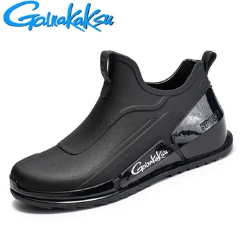 2023 Noi Cizme de Ploaie pentru Bărbați Tub Scurt de Sport în aer liber Pantofi Pescuit, Ciclism Pantofi de Cauciuc Non-alunecare de Lumina Impermeabil Galoși