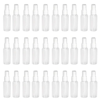 30Pcs Transparent Gol Sticle de Spray 50Ml Mini Plastic Returnabile Recipient Gol de Containere Cosmetice