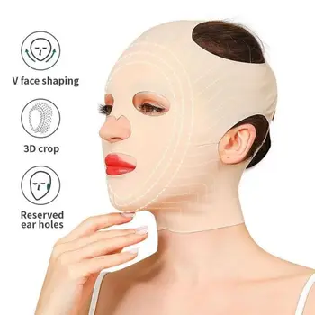 Cosmetice Subțire De Dormit Anti-Rid Reutilizabile Slăbire Bandaj Față Masca De Ridicare V Shaper Masca Lifting Facial Complet